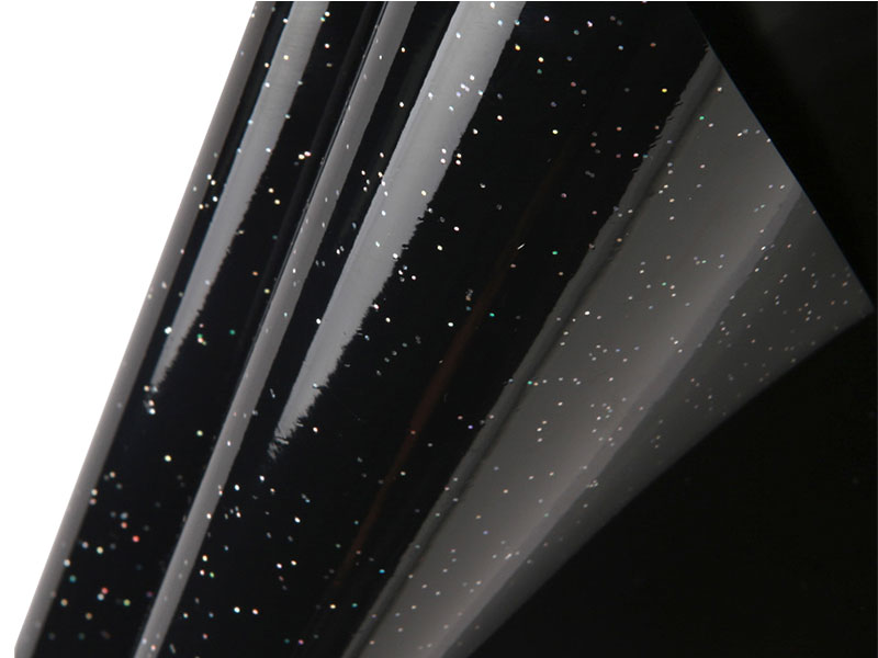 Černá PVC Stretch stropní fólie-7