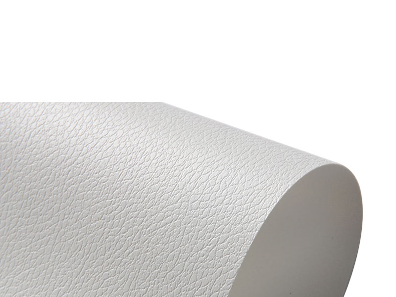 3D bílá trojrozměrná jednobarevná PVC stropní fólie-23