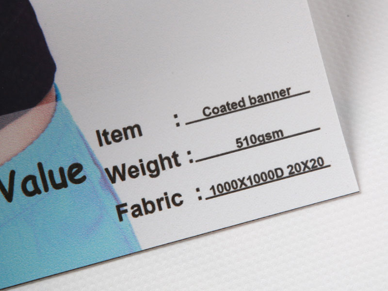 Blokovací PVC matný přední prosvětlený banner 510 g/m2